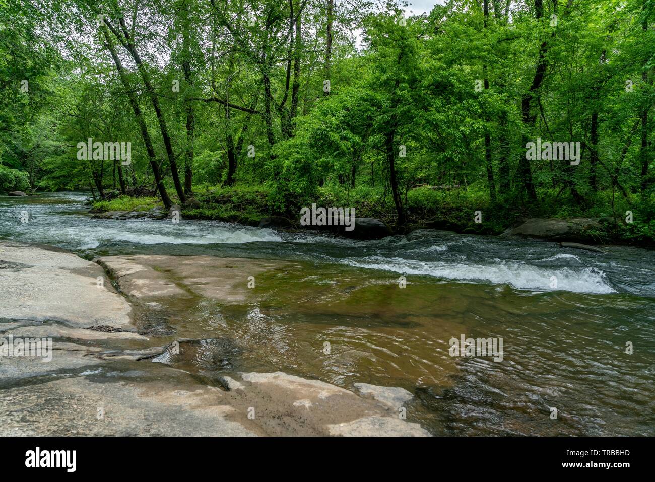 The fabulous Broad River that runs through Lake Lure and Chimney Rock