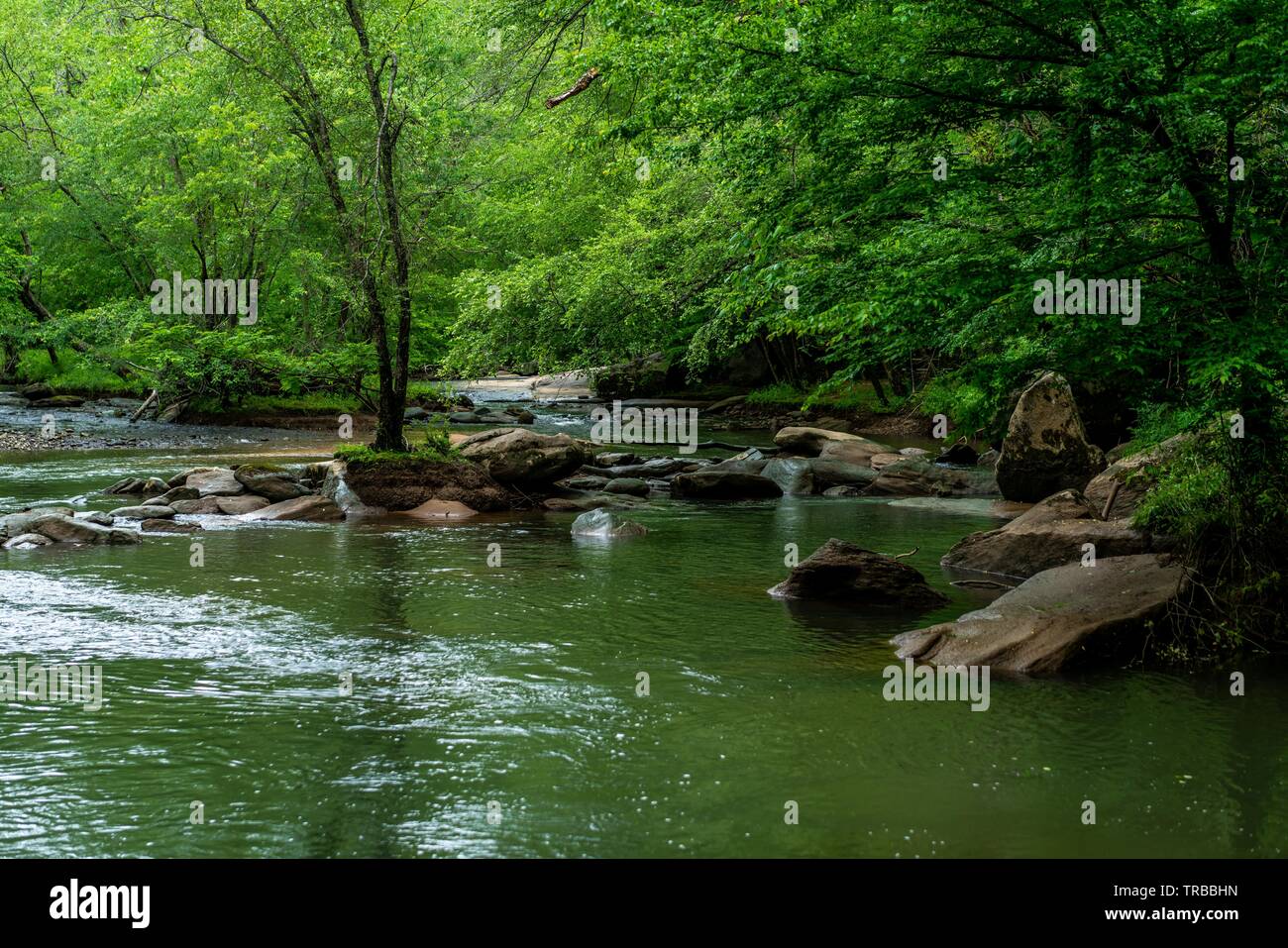 The fabulous Broad River that runs through Lake Lure and Chimney Rock