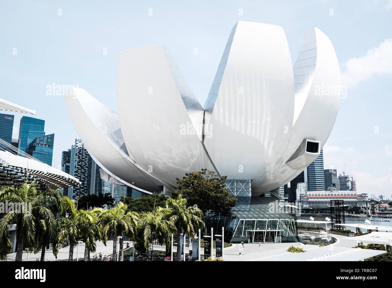 Art Science Museum, Marina Bay Sands, Singapore Stock Photo