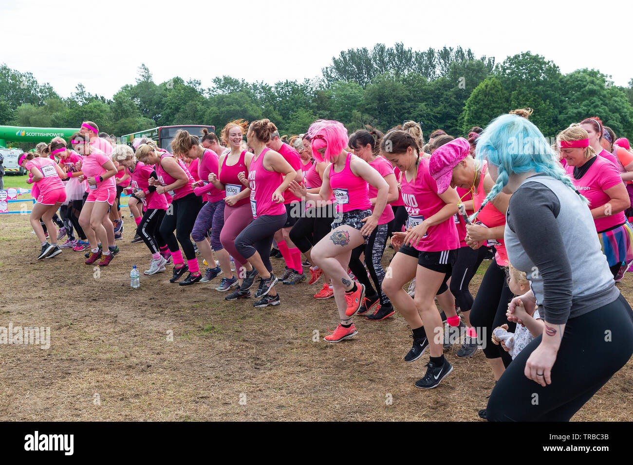 Warrington, UK. 2nd June 2019. Race for Life 2019
