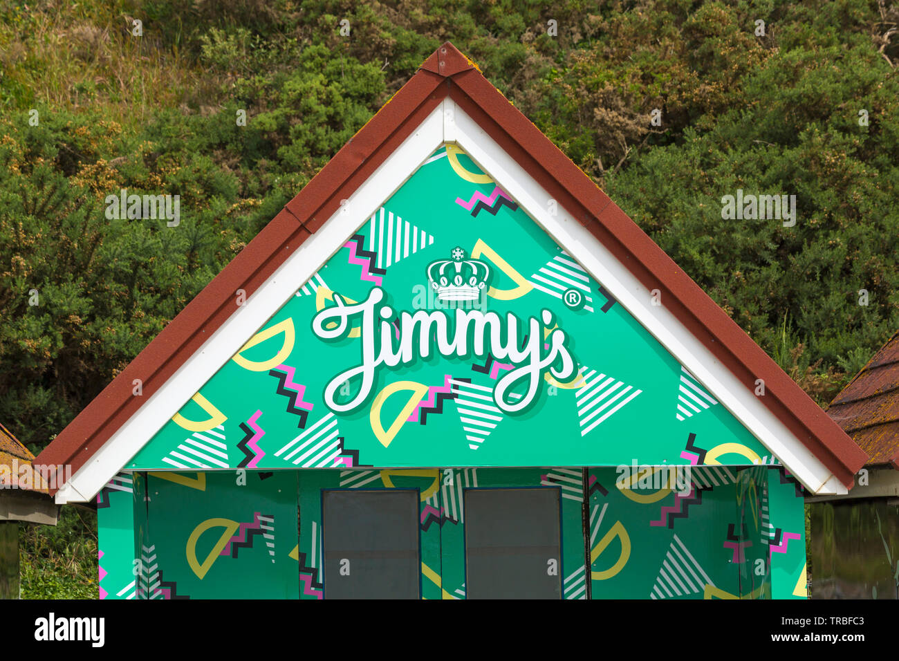 Jimmys iced coffee beach hut hi-res stock photography and images - Alamy