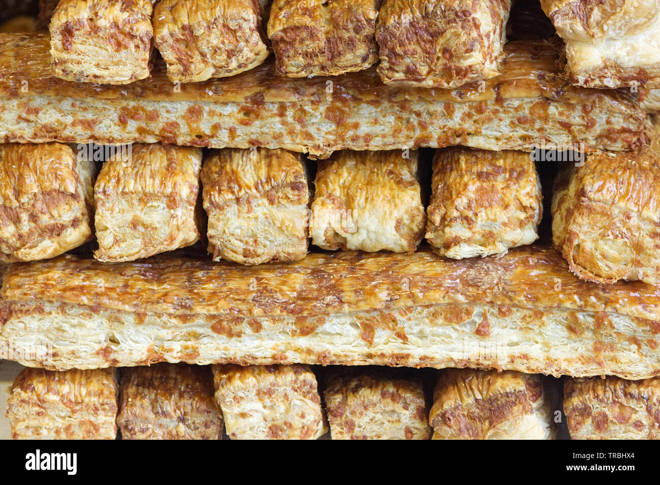 Cheese straws Stock Photo