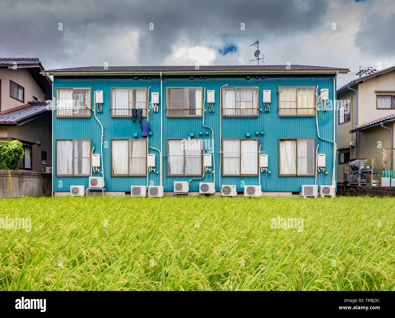 Apartment building, Kanazawa, Japan Stock Photo Alamy