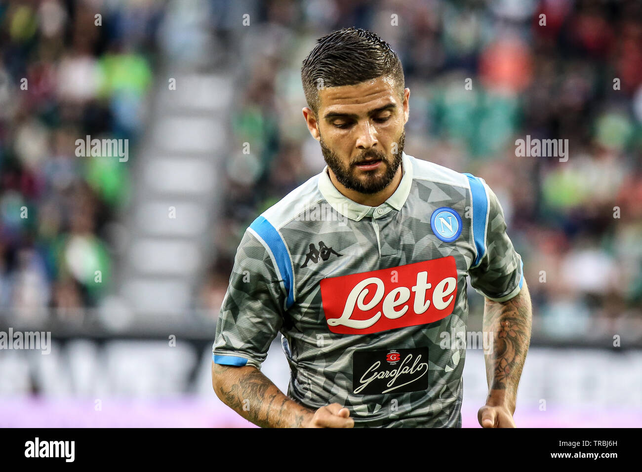 Wolfsburg, Germany, August 11, 2018: Napoli football player Lorenzo ...