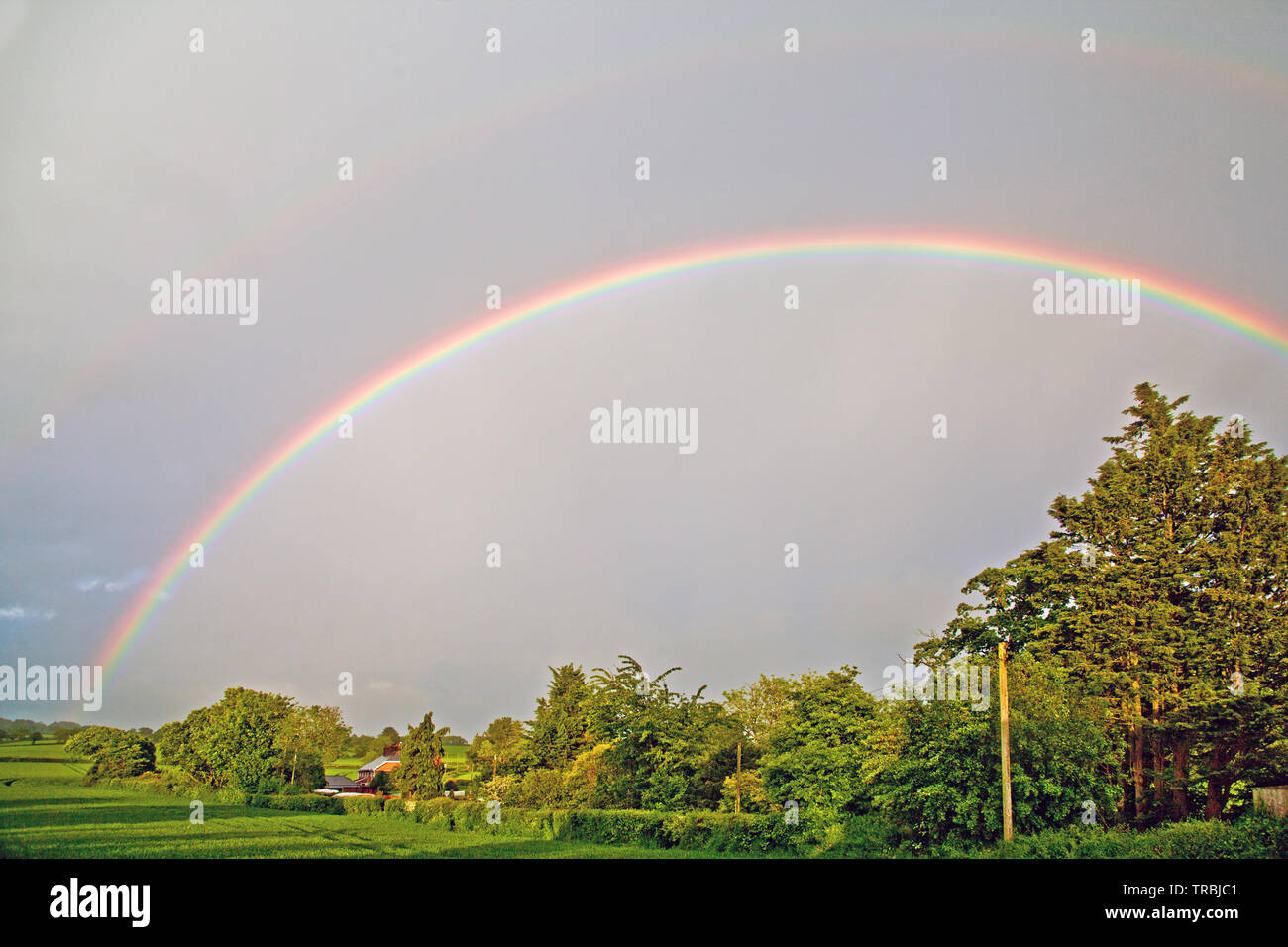 Rainbow Arc Stock Photo