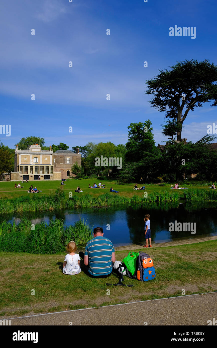 Pitzhanger Manor Museum, Walpole Park, Ealing, W5, London, United Kingdom Stock Photo