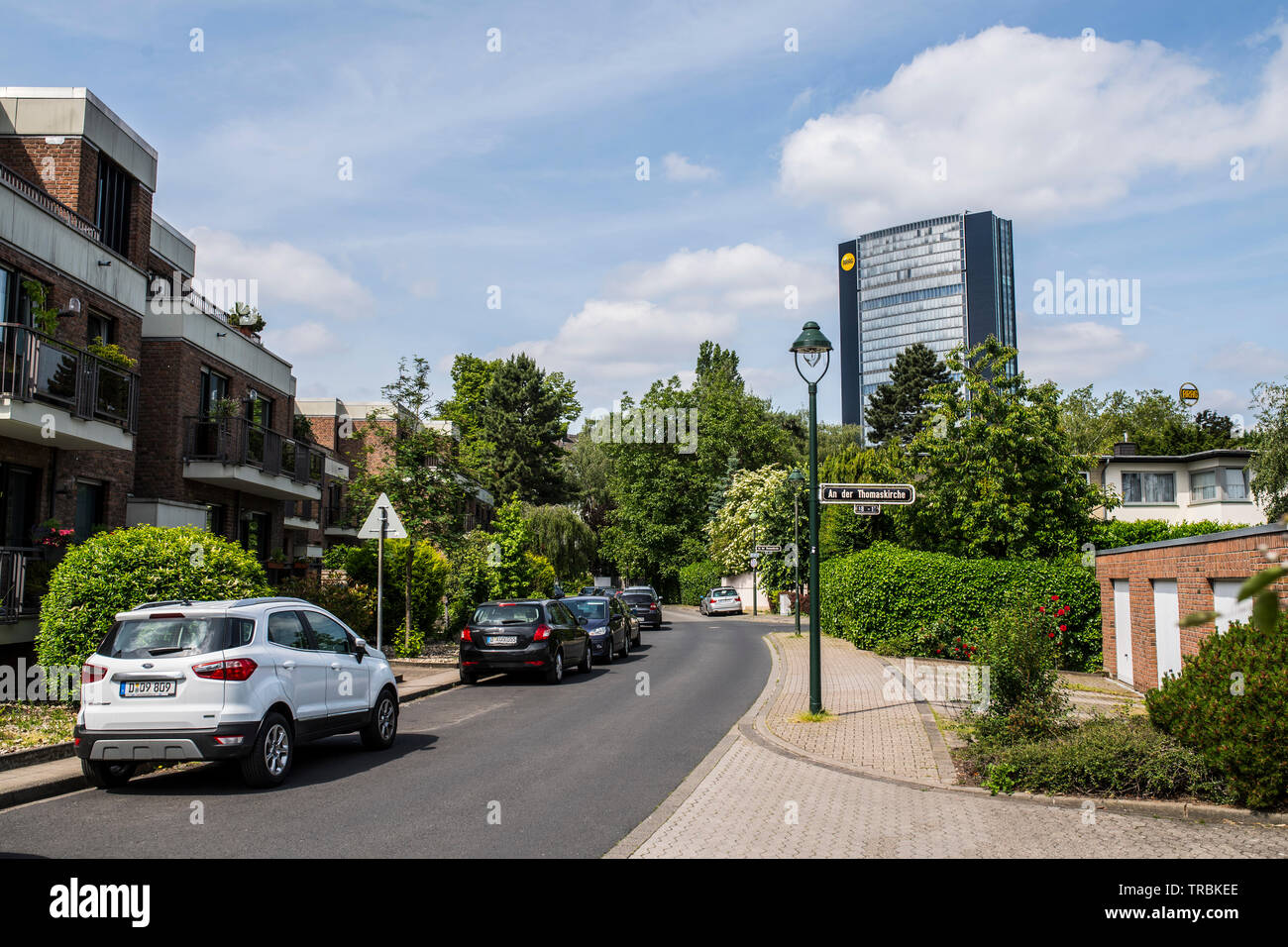 Duesseldorf Moersenbroich With The Arag Tower Germany Stock Photo Alamy