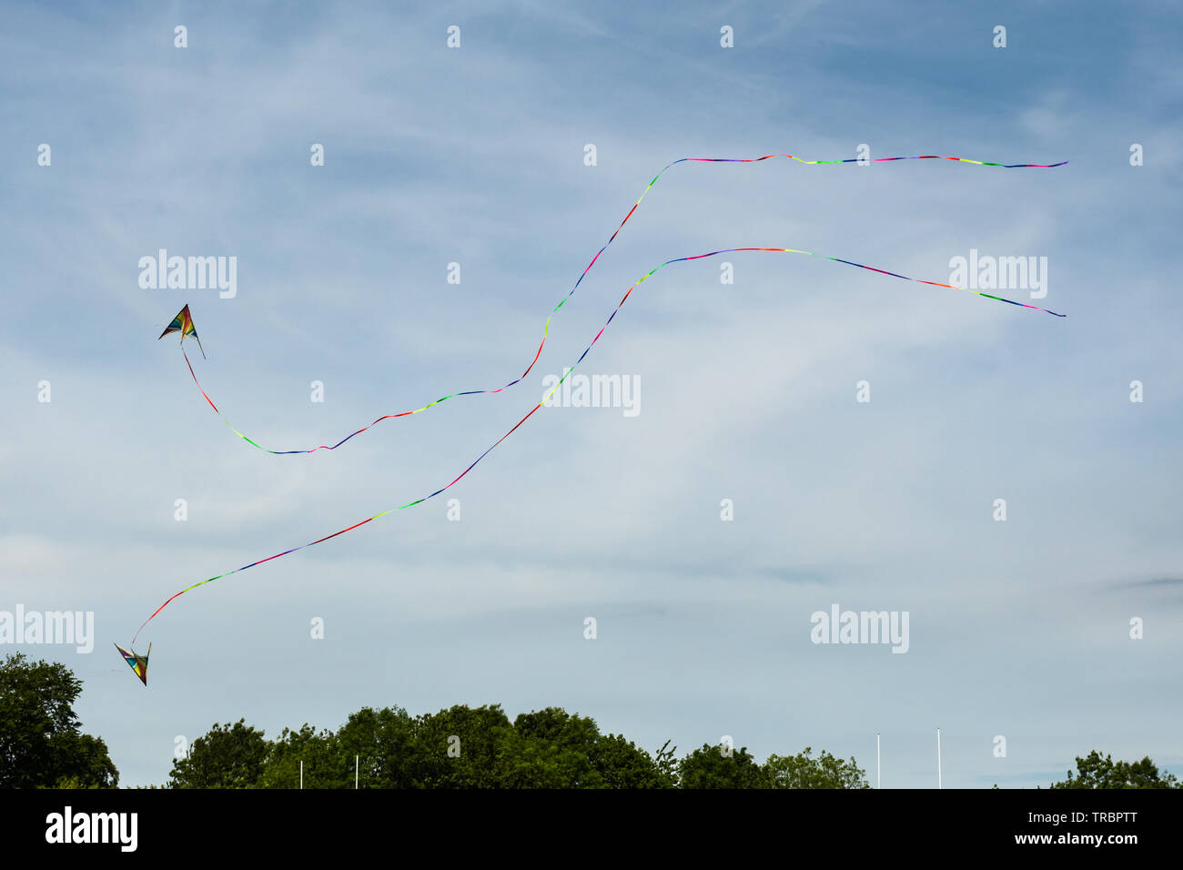 Basingstoke Kite Festival in June 2019, a popular event, Hampshire, UK