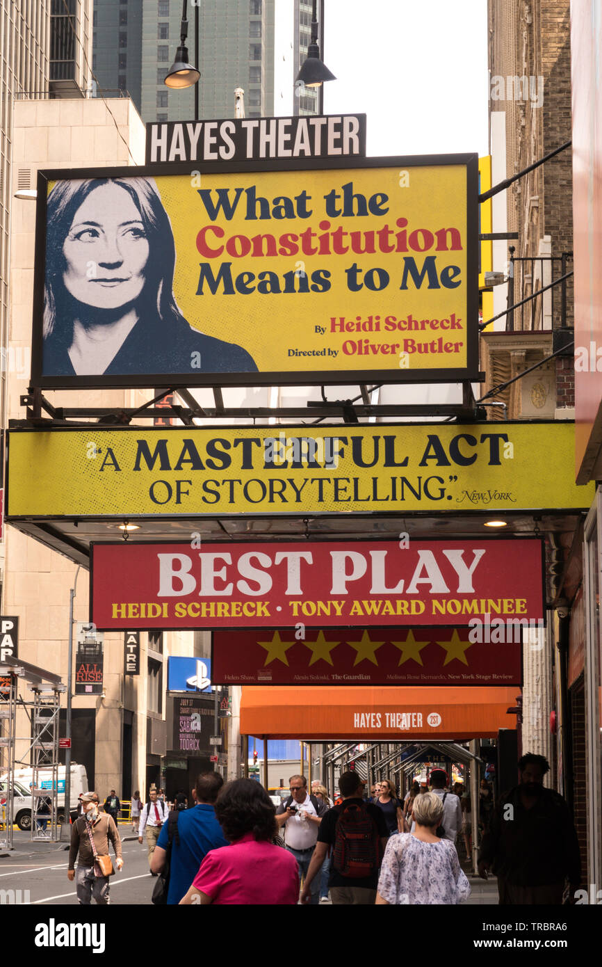 Little Theatre and Helen Hayes Theater at 240 West 44th Street in Times  Square, NYC, USA Stock Photo - Alamy, image size:866x1390