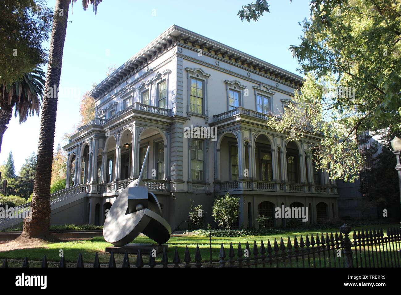 Crocker Mansion, Crocker Art Museum, Sacramento, California Stock Photo Alamy