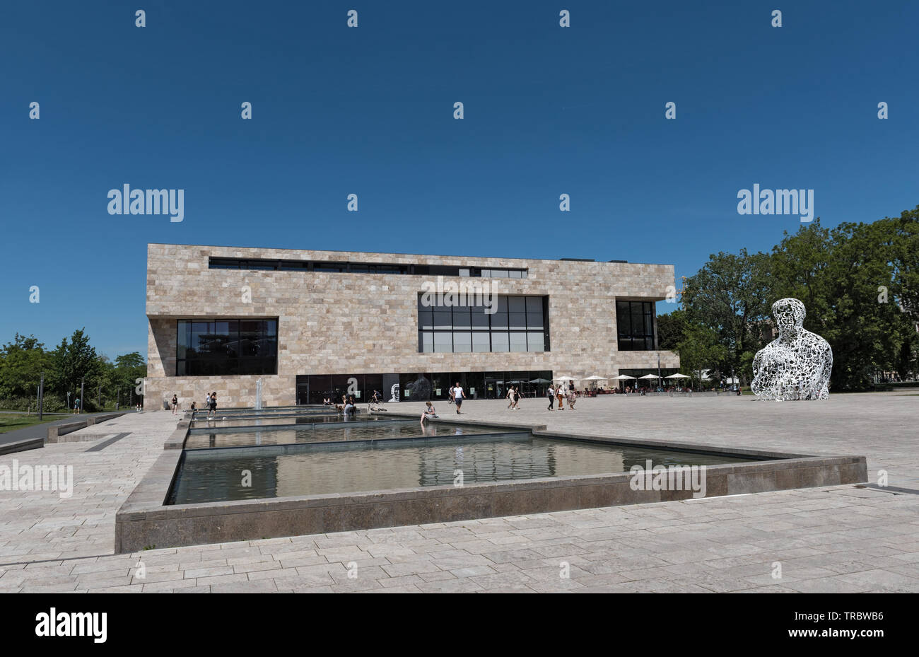 building of the campus westend of the goethe university frankfurt germany Stock Photo