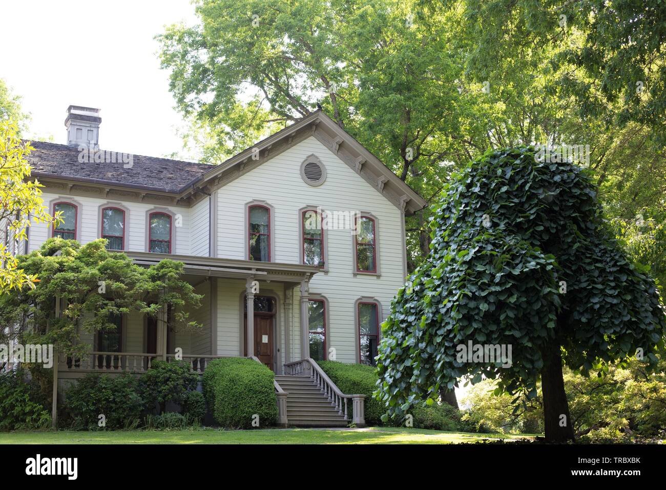 The Bush House Museum at Bush's Pasture Park in Salem, Oregon, USA