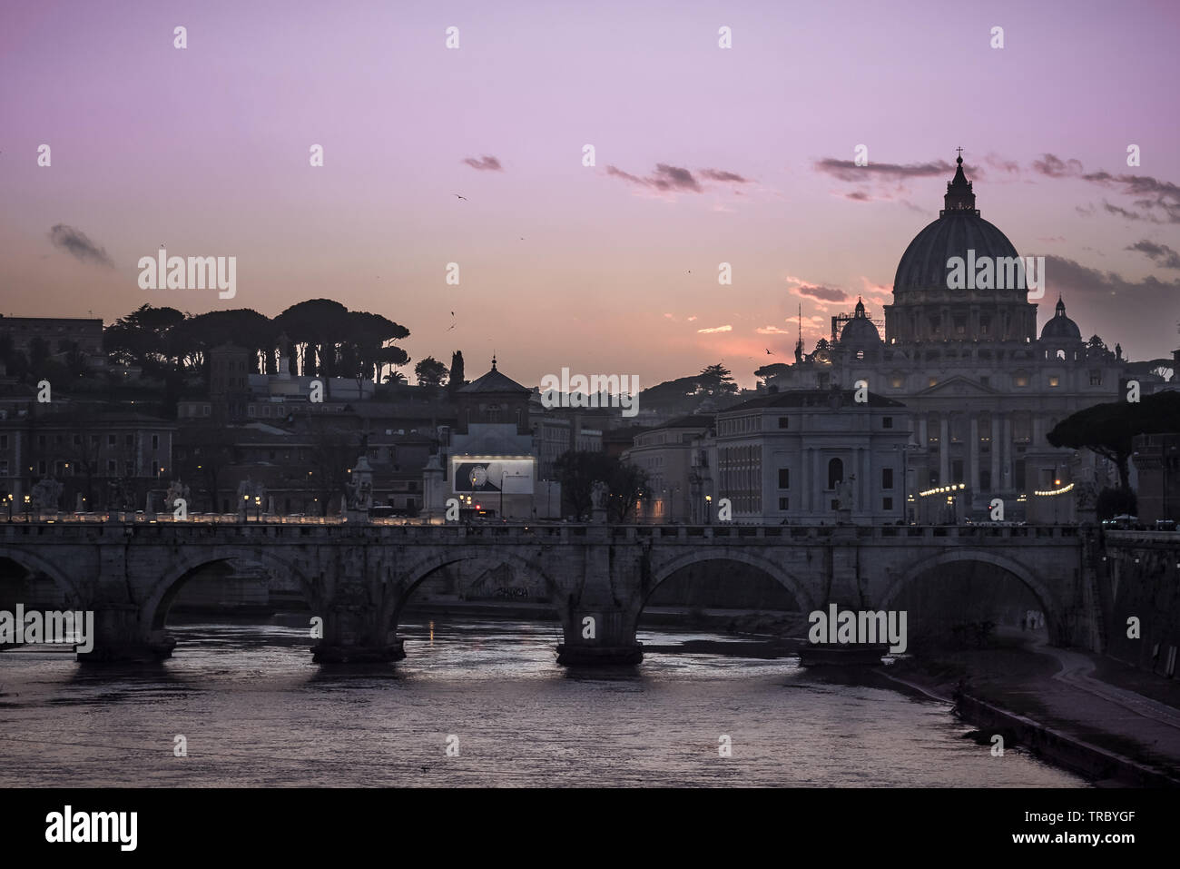 Rome cityscape Stock Photo