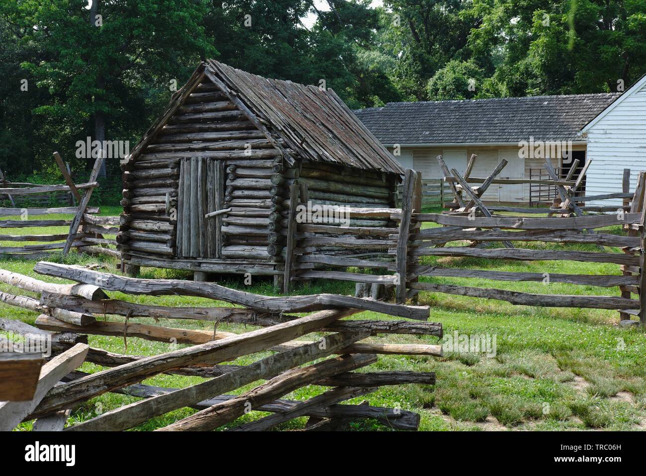 Farm buildings. Washington Bitrthplace National Monument