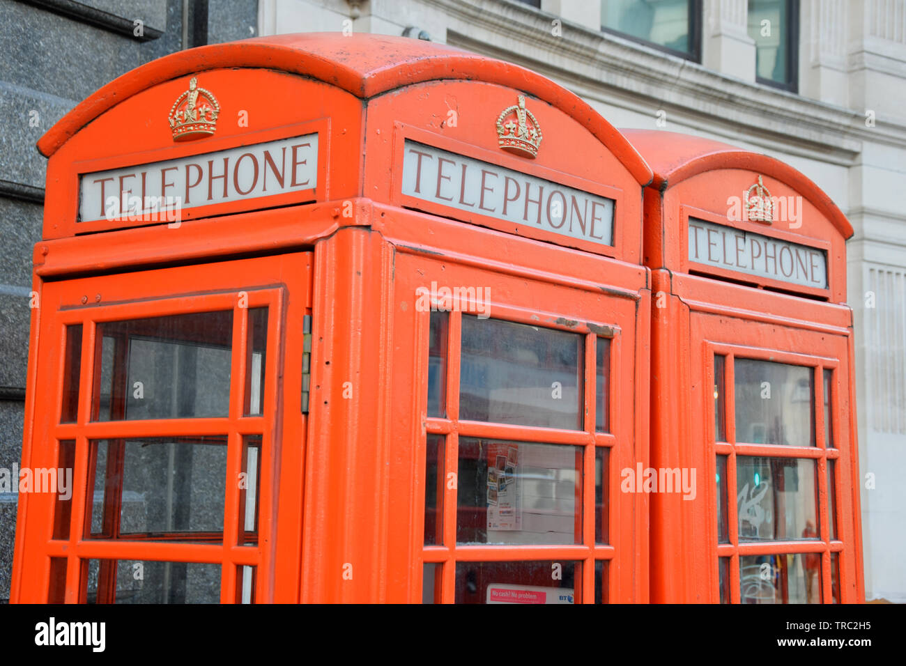 Red London Telephone boxes Stock Photo - Alamy