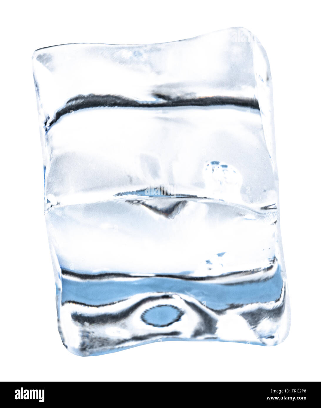 ice cubes isolated on white background. Clipping pats Stock Photo - Alamy