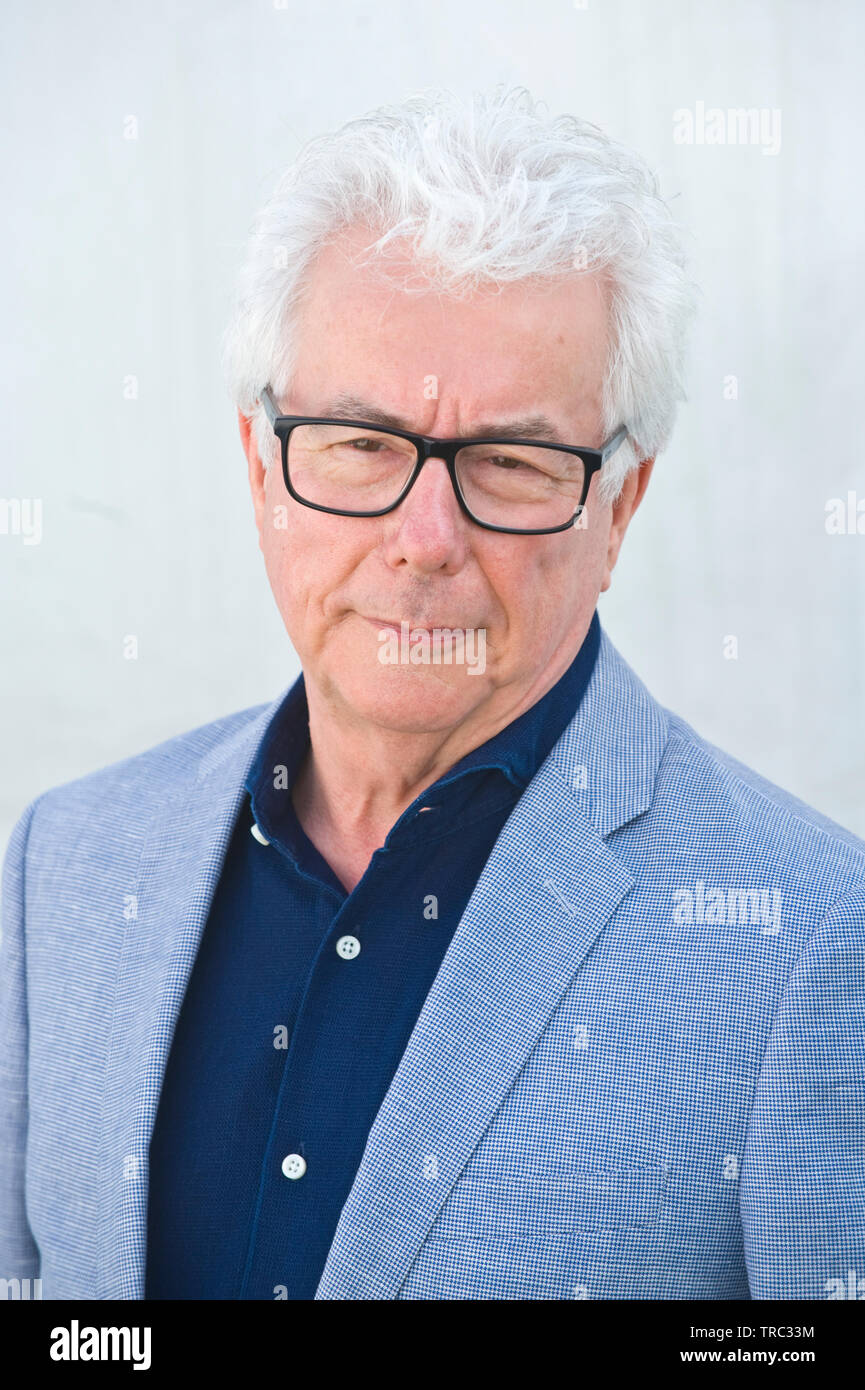 Ken Follett CBE FRSL Welsh born author pictured at Hay Festival Hay on Wye Powys Wales UK Stock Photo