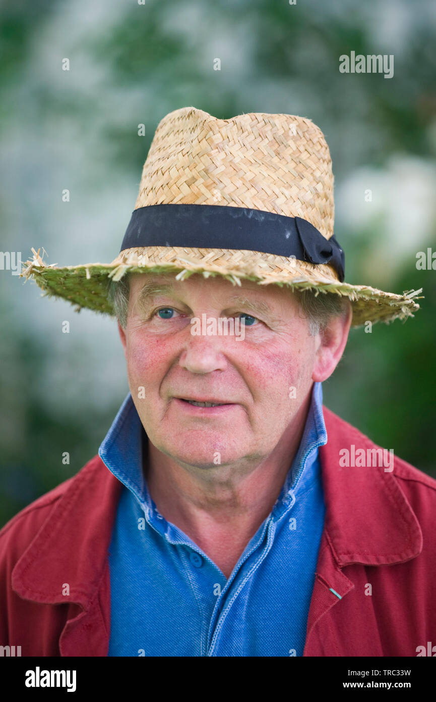 Sir Michael Andrew Bridge Morpurgo OBE DL FRSL FKC English author poet playwright and librettist pictured at Hay Festival Hay on Wye Powys Wales UK Stock Photo