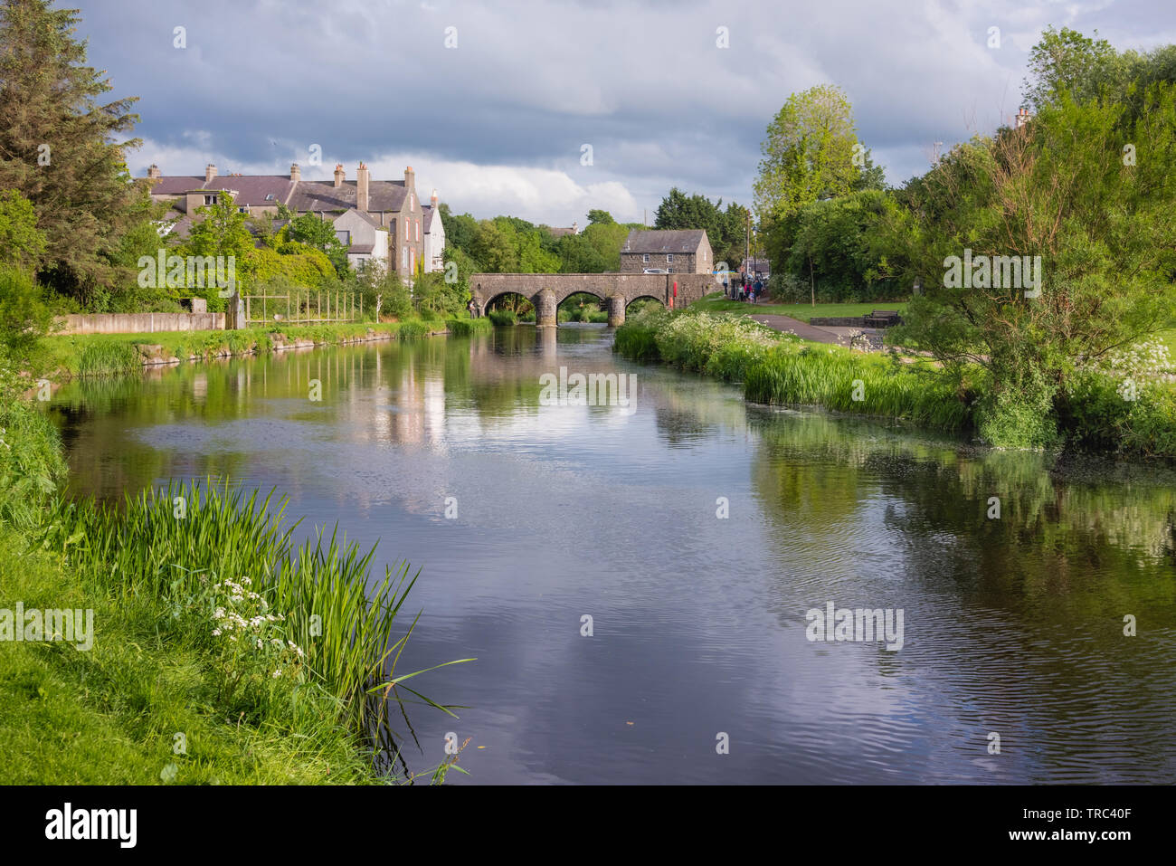 Bushmills, County Antrim / Northern Ireland – June 2 2019: The River Bush. Stock Photo