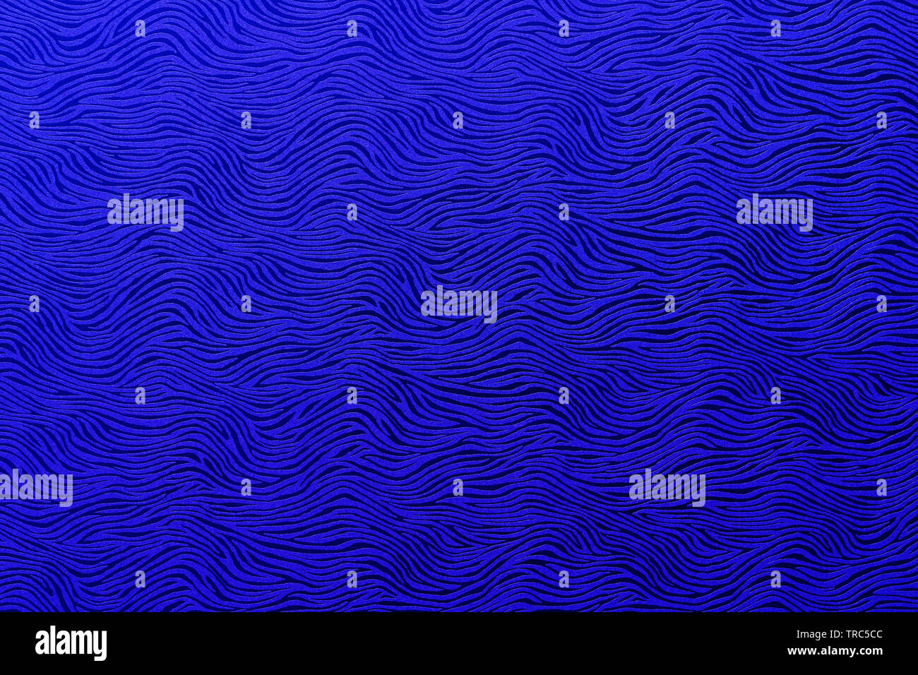 Abstract wavy royal blue pattern Stock Photo