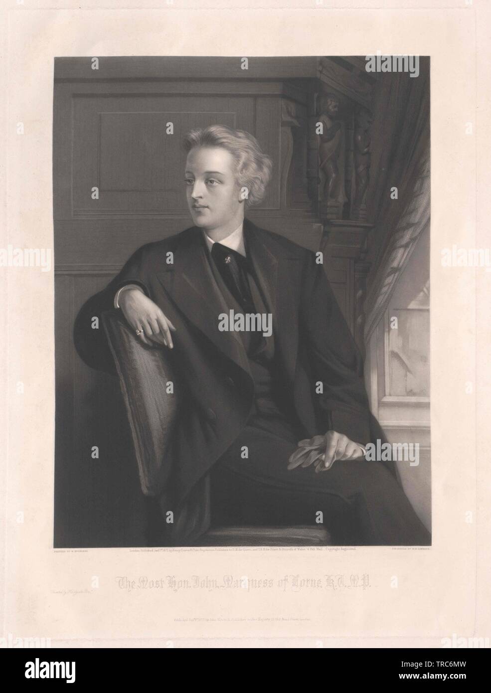 Campbell, 7th Duke of Argyll, John Douglas Edward Henry, Additional-Rights-Clearance-Info-Not-Available Stock Photo