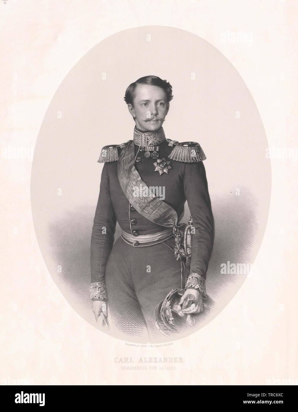 Karl Alexander, Grand Duke of Saxe-Weimar Eisenach, Additional-Rights-Clearance-Info-Not-Available Stock Photo