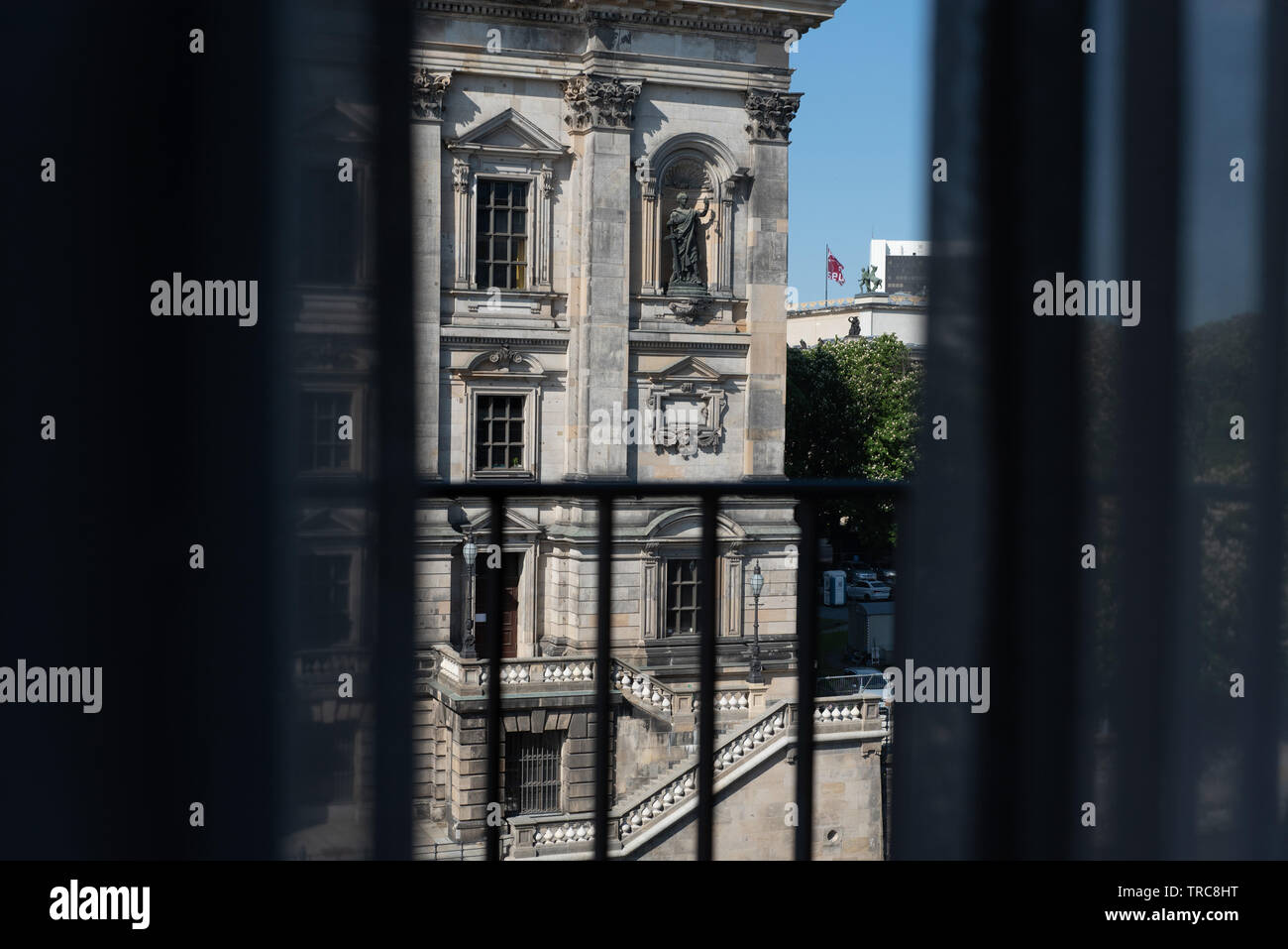 Room with a view on Berliner Dom, Berlin. Stock Photo
