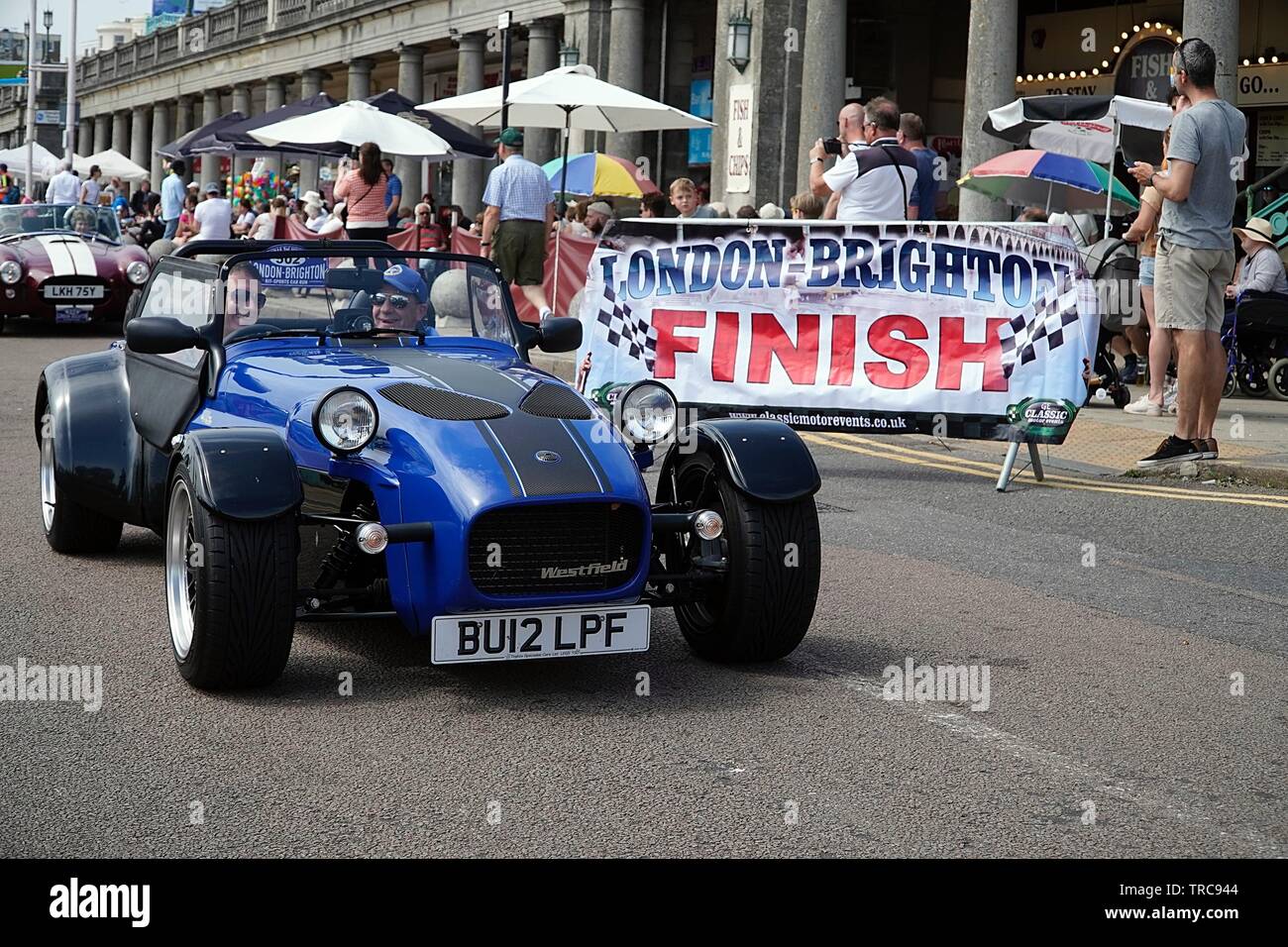 LondoN to Brighton Classic Car run 2nd June 2019 Brighton UK Stock