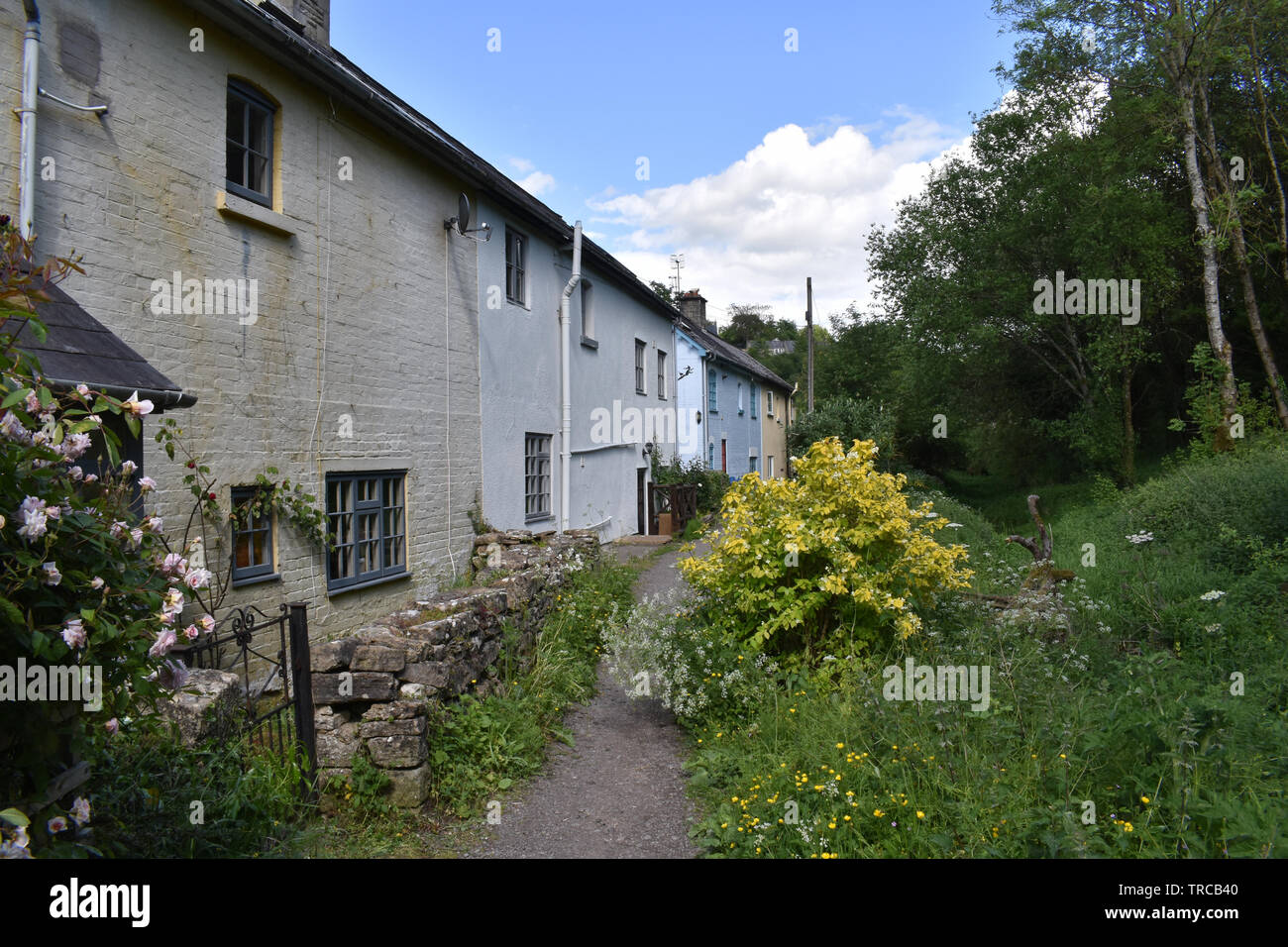 The village of Chalford in the Golden Valley Stock Photo Alamy