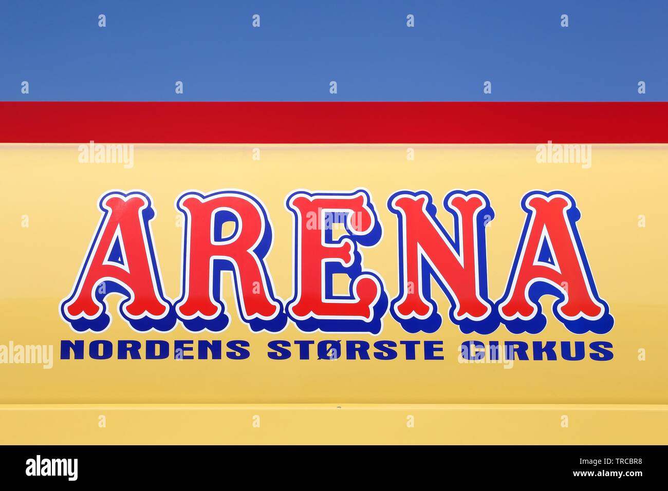 pizza Drik vand Følsom Aarhus, Denmark - April 19, 2019: Cirkus Arena is a Danish circus founded  in 1955. It is today the largest circus in the Nordic region Stock Photo -  Alamy