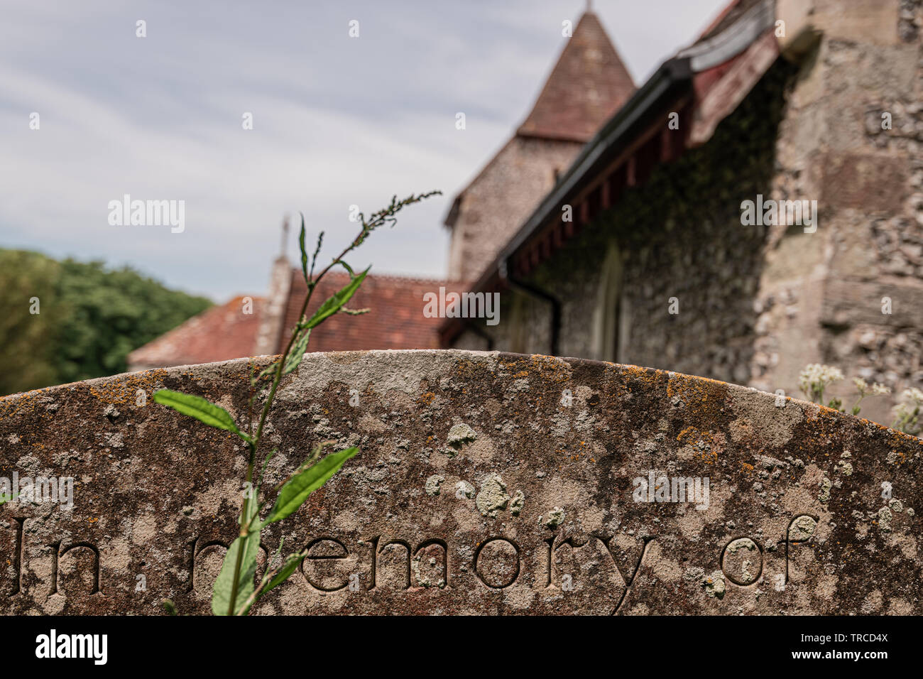 All Saints Church, West Dean Village Stock Photo Alamy