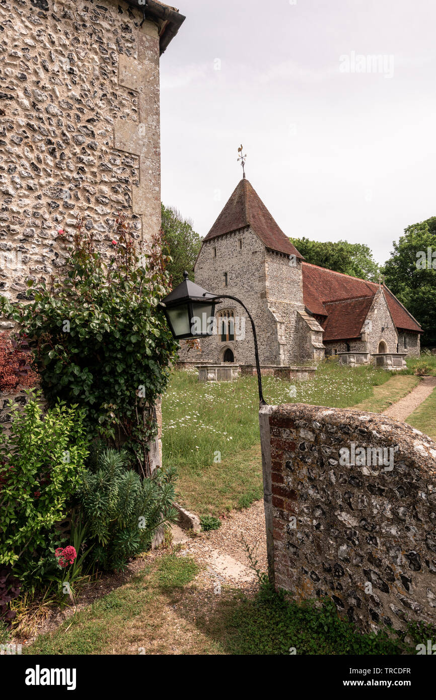 The village of east dean, west sussex hires stock photography and