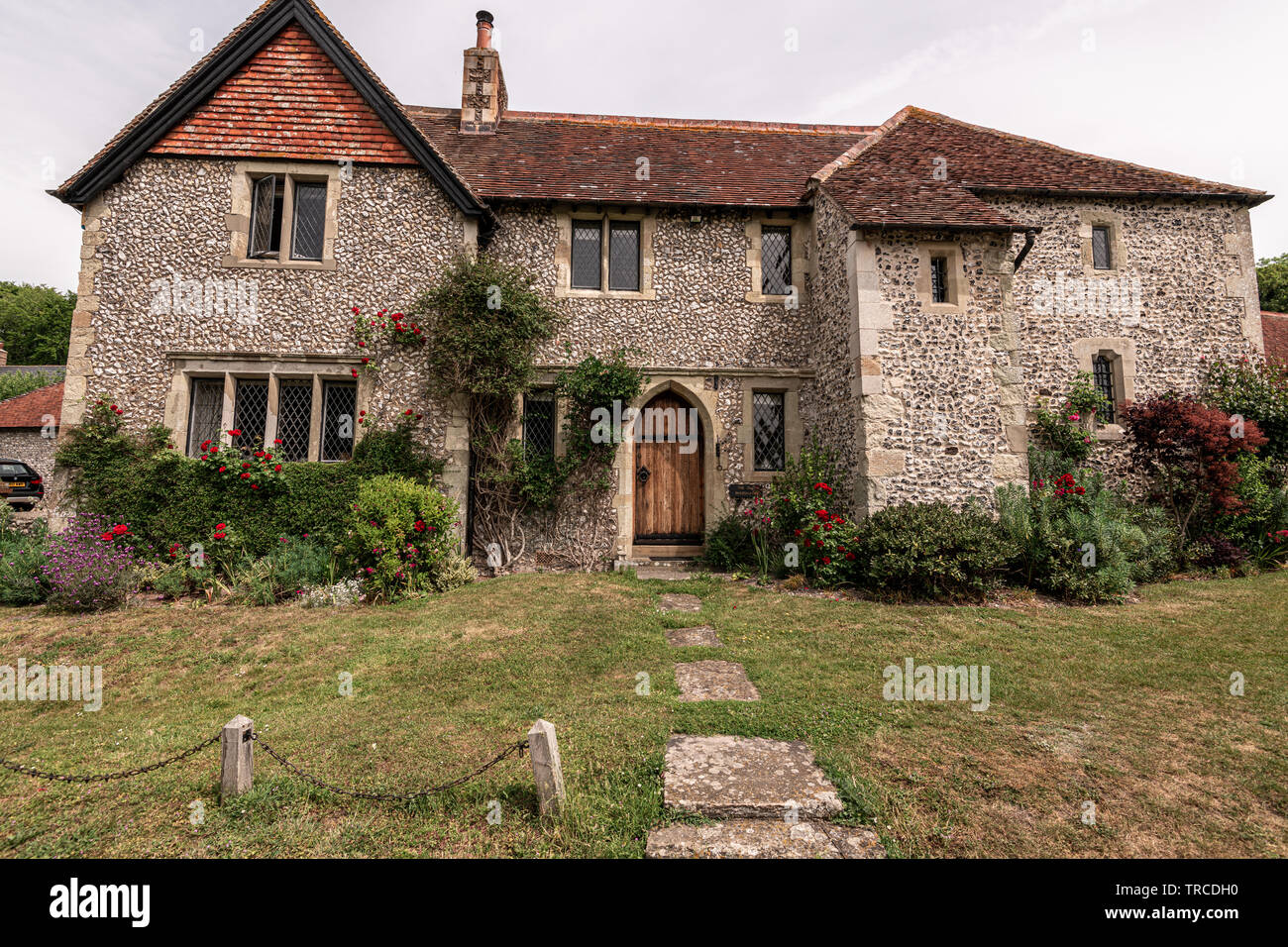 The Old Rectory, West Dean, East Sussex, UK Stock Photo