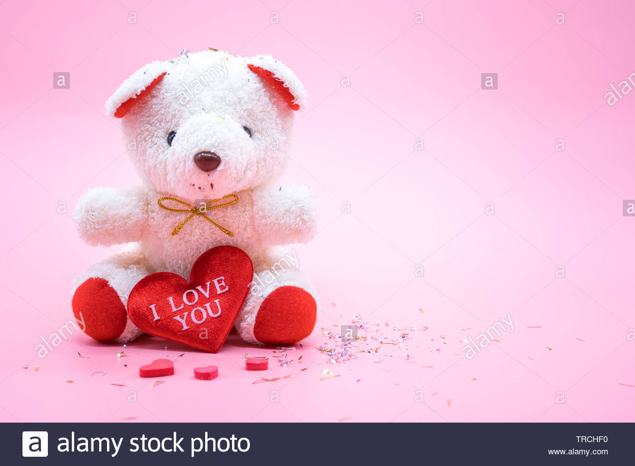 teddy with i love you