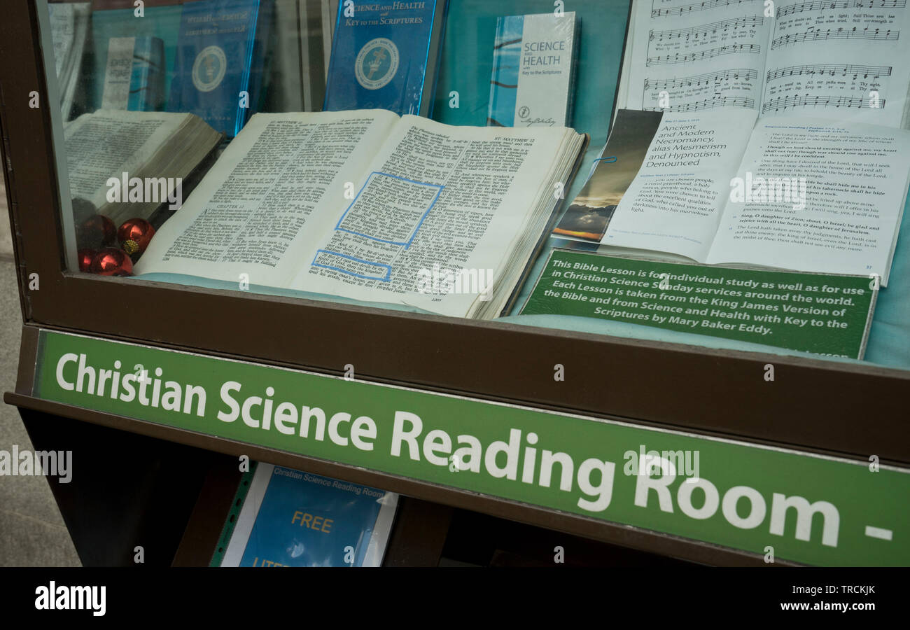 Christian Science church and reading room in Mayfair,London,England,UK