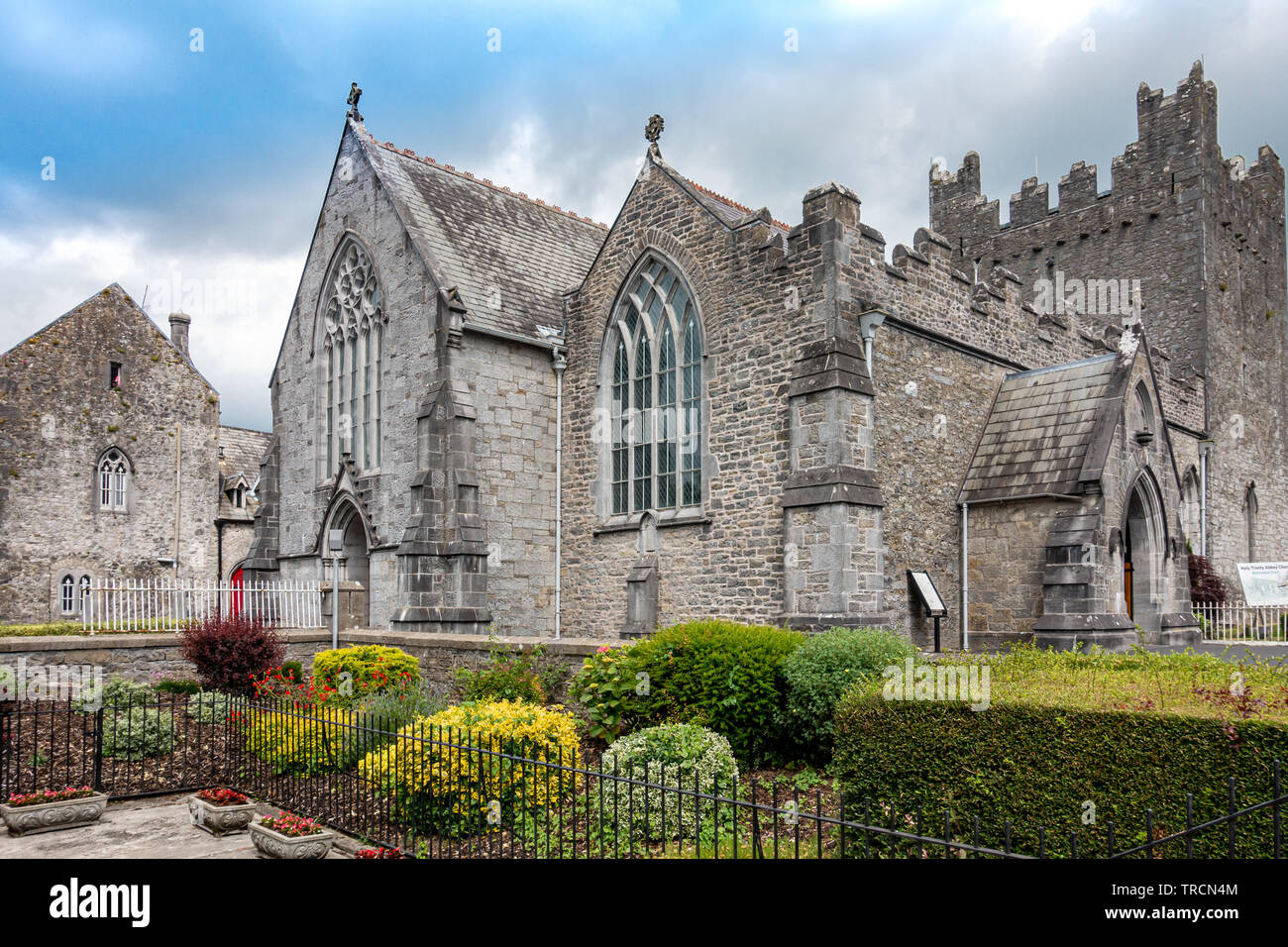 Holy Trinity Abbey Church (Trinitarian Abbey) in Adare, Ireland Stock