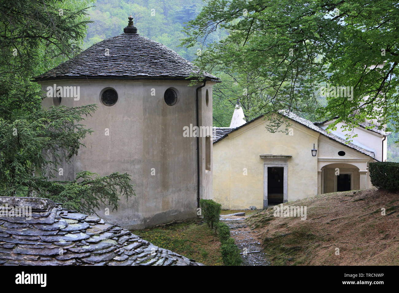 Sanctuaire. Mont Sacré de Varallo Sesia. Italie. Sanctuary. Sacro Monte