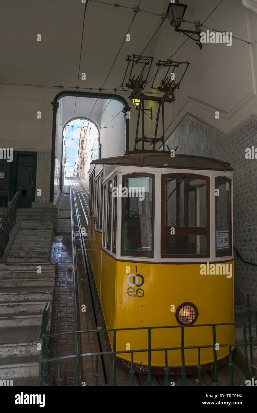 Ascensor Da Bica, Lisbon's oldest funicular, Misericórdia, Lisbon ...