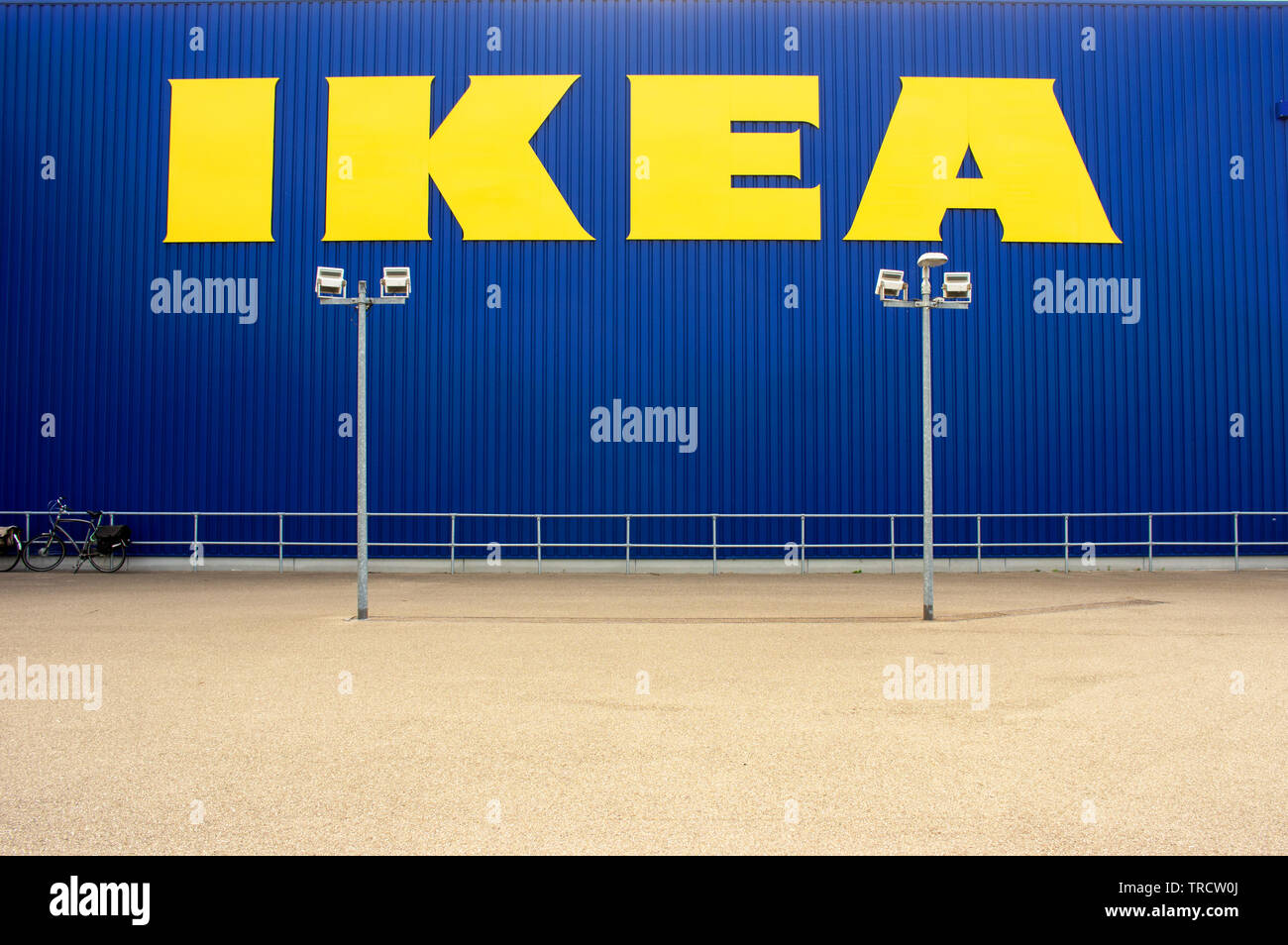Duiven, Netherlands May 24, 2019 Wall of a IKEA store with two