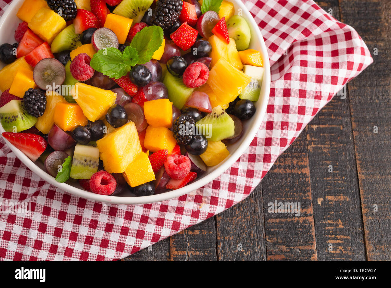 Rainbow Fruit Salad High Resolution Stock Photography And Images Alamy