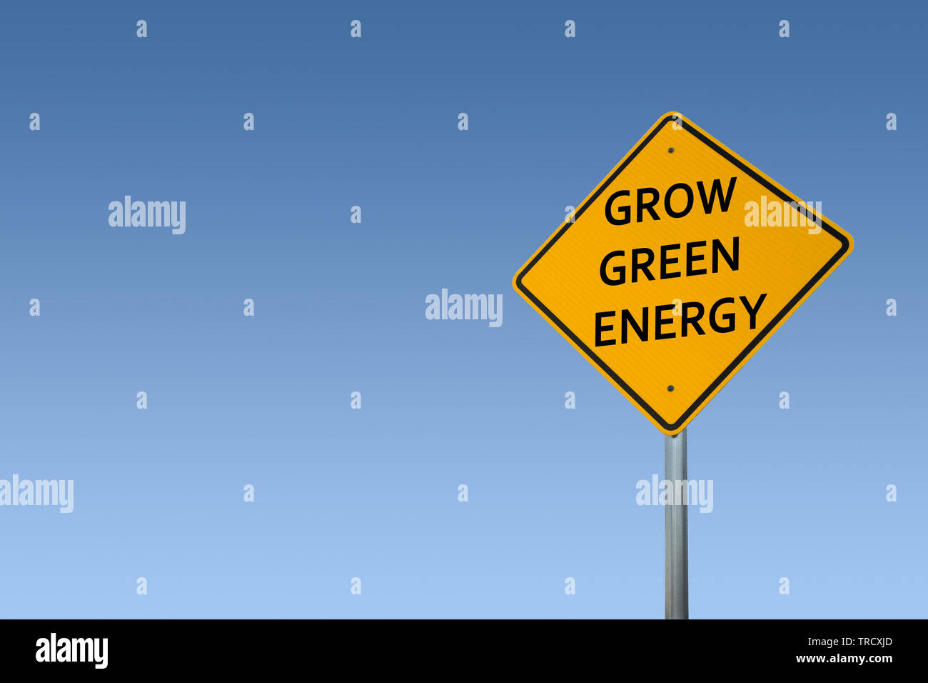 Grow Green Energy Stock Photo Alamy