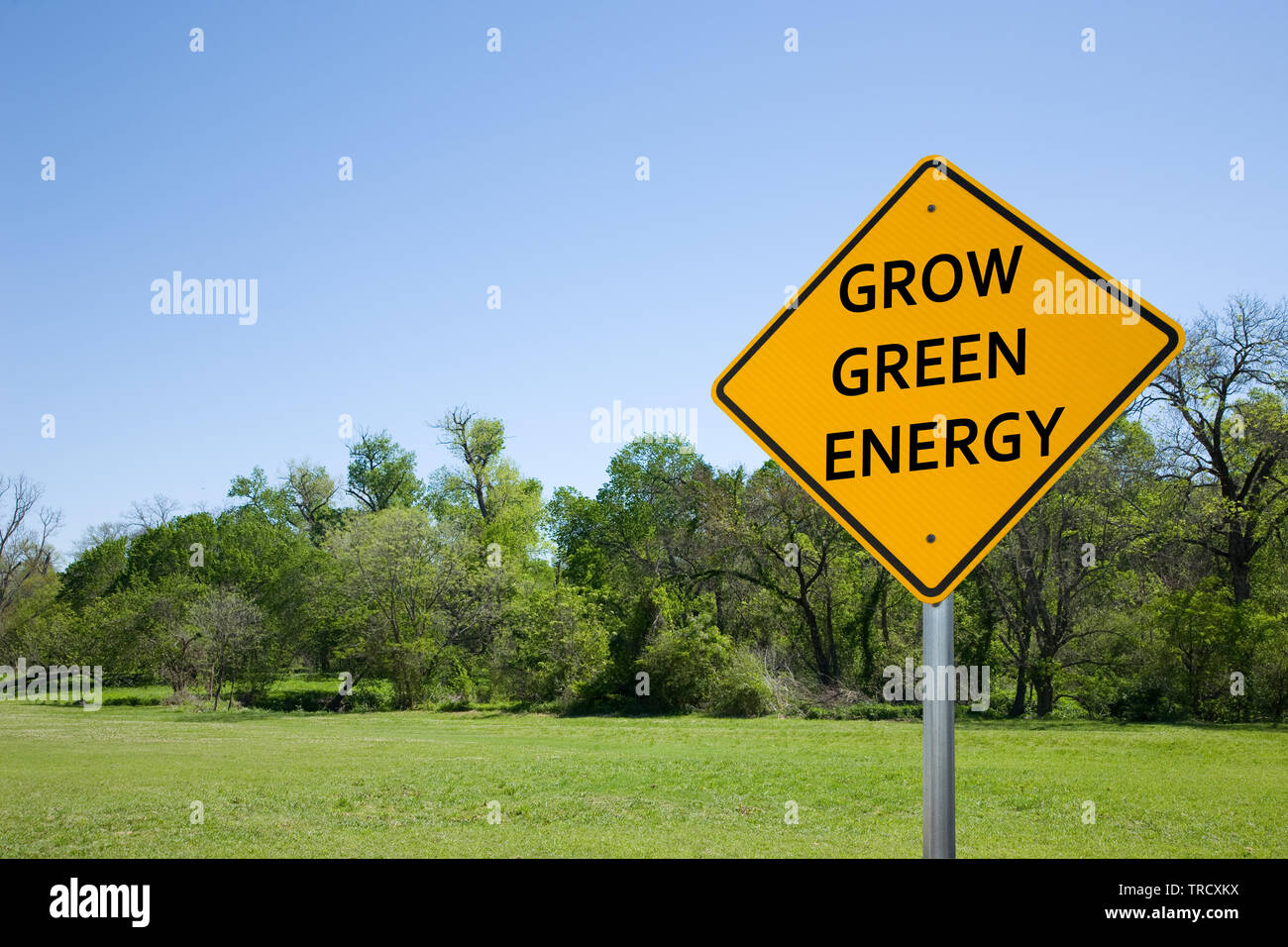 Grow Green Energy Stock Photo Alamy