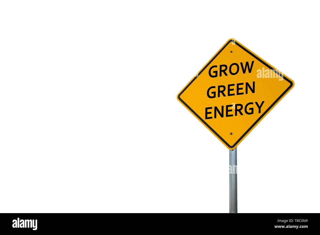 Grow Green Energy Stock Photo
