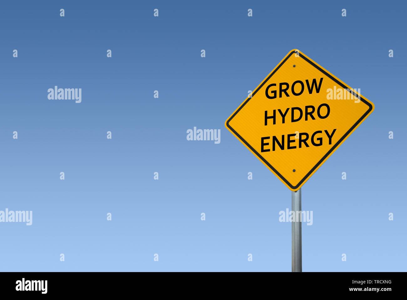 Grow Hydro Energy Stock Photo