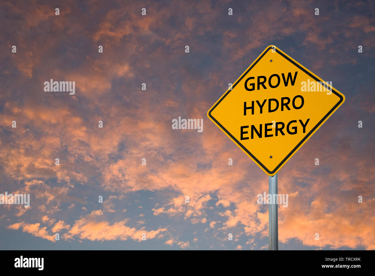 Grow Hydro Energy Stock Photo