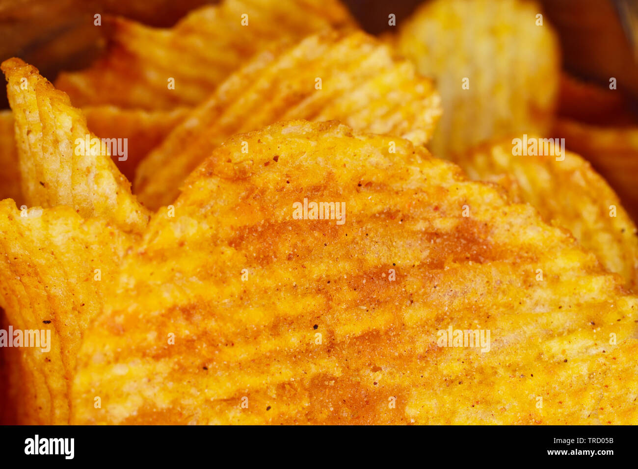 potato chips snack macro, close up Stock Photo Alamy