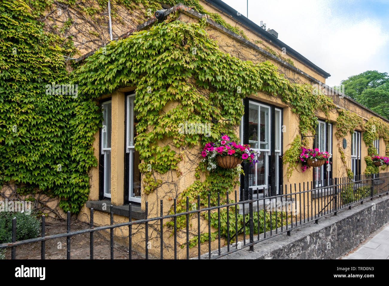 Dunraven Arms Hotel in Adare, Ireland - Considered One of Ireland's Prettiest Towns Stock Photo