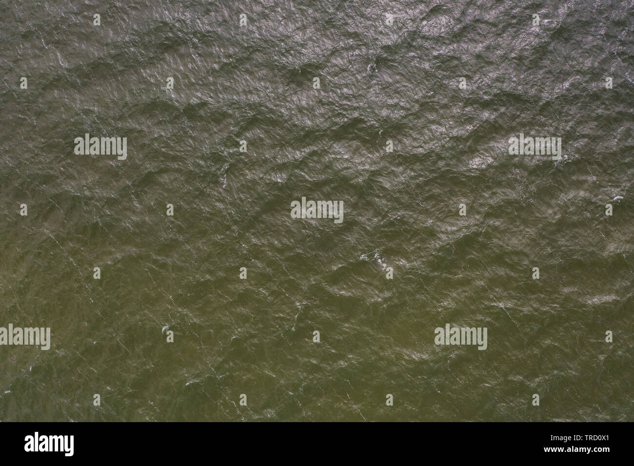 topdown view of the water surface. Stock Photo