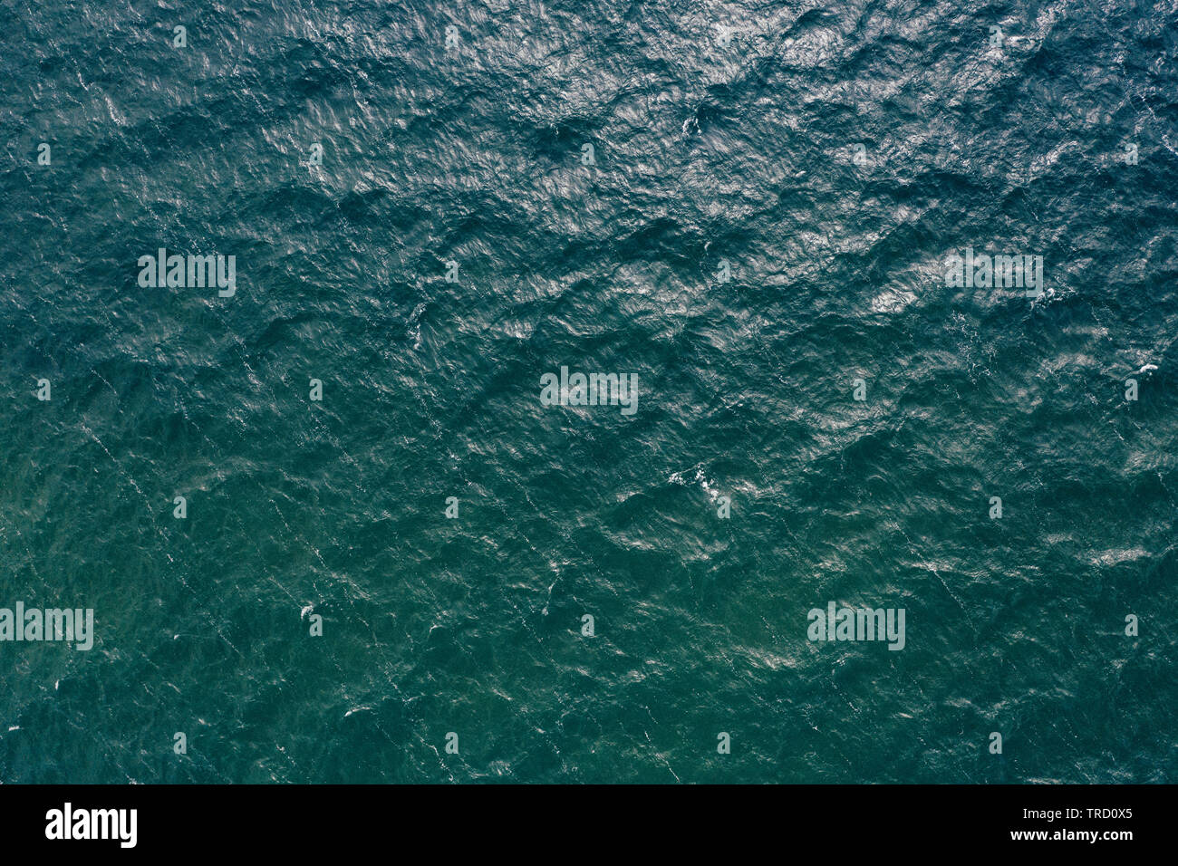 topdown view of the water surface. Stock Photo