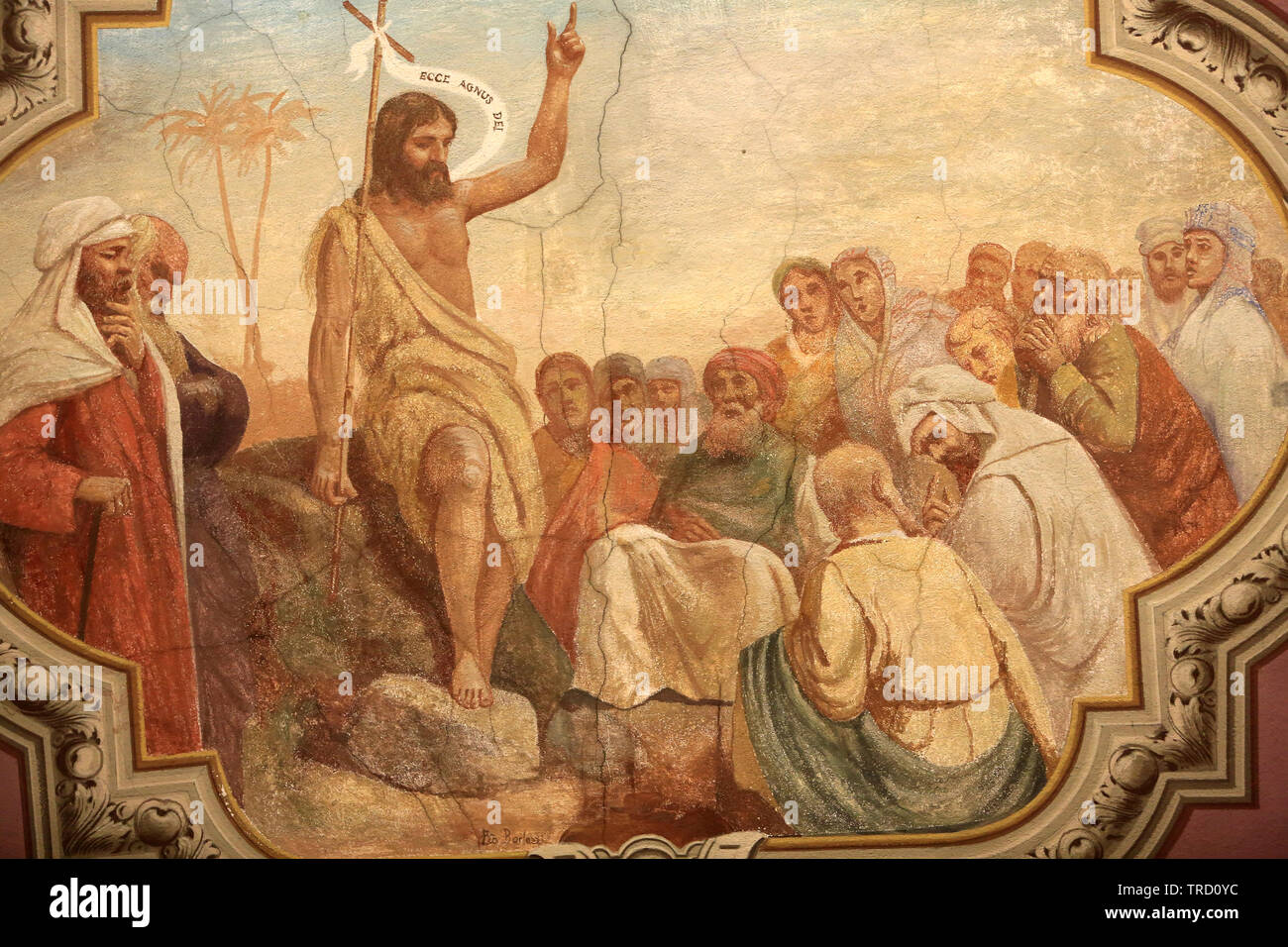 JésusChrist. Eglise SaintPhilibert. Pella. Italie. Jesus Christ. St. Philibert church. Pella